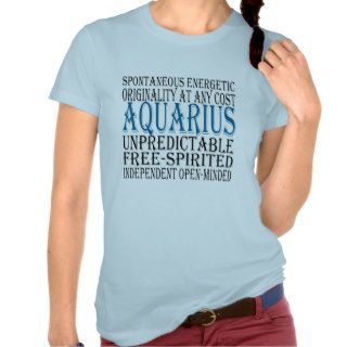 Aquarius Personality T Shirt