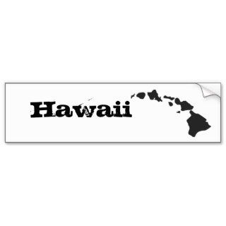 Hawaiian Island Chain, Hawaii Bumper Stickers