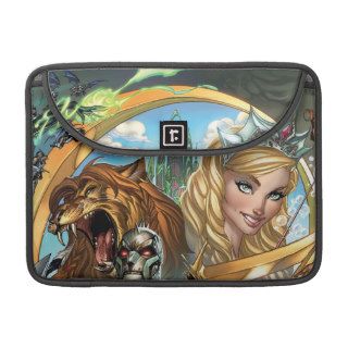 Oz #1 A   Dorothy, Witch, Tin Man, Lion, Scarecrow Sleeves For MacBook Pro