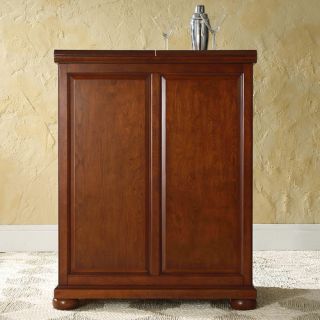 Alexandria Expandable Bar Cabinet in Classic Cherry