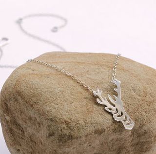 small stag necklace by alexis southam jewellery