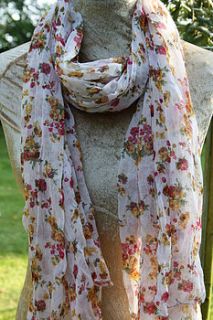 ditsy floral scarf by bella bazaar
