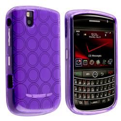 BasAcc Clear Purple TPU Rubber Case for Blackberry Tour 9630 BasAcc Cases & Holders