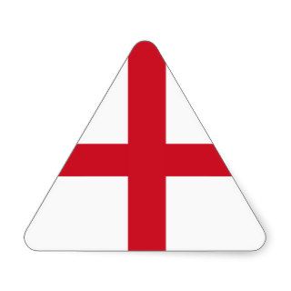 England – English National Flag Triangle Sticker