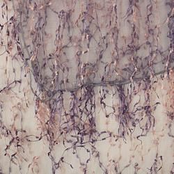 Hand spun Silk Purple Confetti Scarf (India) Scarves & Wraps