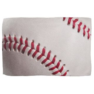 Baseballs   Customize Baseball Background Template Kitchen Towels