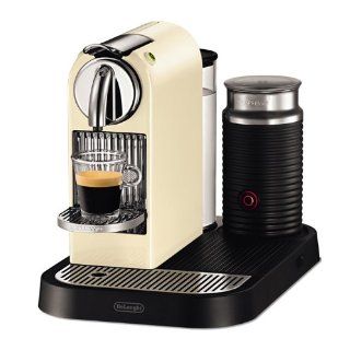 DeLonghi EN 265 CWAE 60s Nespresso Citiz Milk 19 bar Flow Stop mit separatem Aeroccino, white Küche & Haushalt