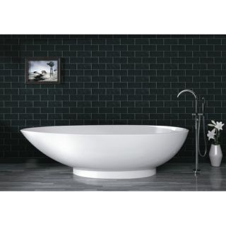 PureScape 71 x 36 Freestanding AquaStone Bathtub