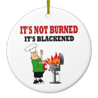 Funny  Grill Chef Christmas Ornaments