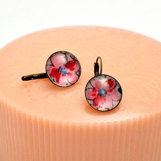 liberty floral earrings by poppy valentine