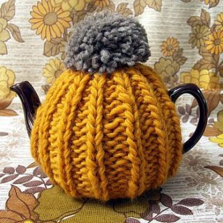 retro knit tea cosy by chi chi moi