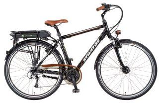 Stratos Herren E Bike Alu Trekking Entdecker 4.1, glanzschwarz, Rahmenhhe 52 cm, Reifengre 28 Zoll (71 cm), 51052 Sport & Freizeit