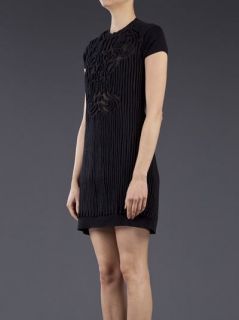 Carven Rope Knit Sweater Dress