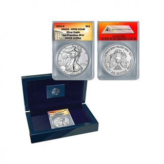 2012 RP69 ANACS DCAM Reverse Proof S Mint Silver Eagle Dollar in U.S. Mint Box