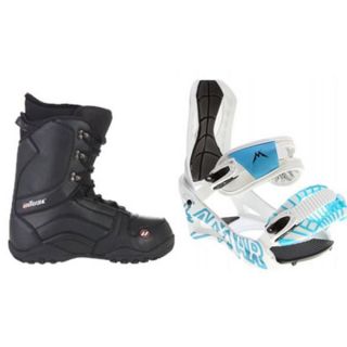 Lamar Wrap Snowboard Bindings w/ House Transition Snowboard Boots boot binding package 0737