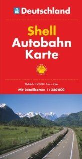 Shell Lnderkarte Autobahnkarte Deutschland 1500.000 Bücher
