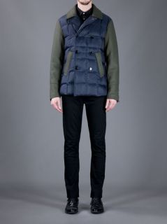 Moschino Contrasting Sleeve Padded Jacket