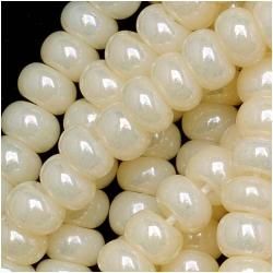Beadaholique Czech Glass Antiqued Cream Pearl 6/0 Seed Beads (2 ounce Pack) Beadaholique Loose Beads & Stones