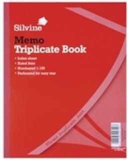 Silvine 606 Rechnungsheft mit Durchschlagpapier mit Inhaltsblatt und Kohlepapier liniert 1 100 254 x 203 mm 6 Stck Bürobedarf & Schreibwaren