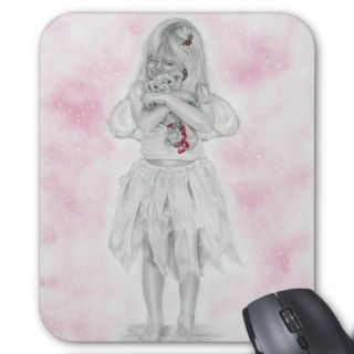 Magical Christmas Fairy Mouse Pads