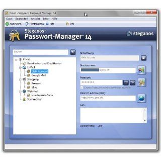 Steganos Passwort Manager 14 Software