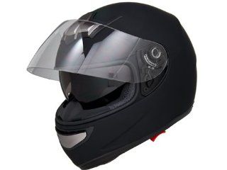 DOT Approved Motorcycle Helmet Full Face w/ Air Pump System + Dual Smoke Visor EVOS Sport Street Bike Cruiser Scooter Snowmobile ATV Helmet   Medium Automotive