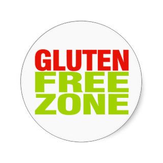Gluten Free Zone (celiac disease) Sticker