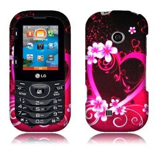 LG Cosmos 2 VN251 Purple Love Cover Cell Phones & Accessories