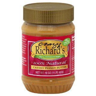 Crazy Richard Creamy Peanut Butter Tter 16 Ounce (Pack of 12)  Grocery & Gourmet Food