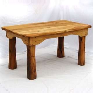 large oak dining table by free range designs