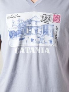 Dolce & Gabbana 'catania' Postcard Printed T shirt   Papini