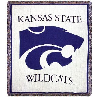NCAA Collegiate 50" x 60" 100% Cotton Tapestry Throw   U Of Arkansas   Kansas S