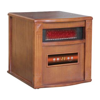 American Comfort Infrared Quartz Heater — 5200 BTU, 1500 Watts, Walnut Finish, Model# ACW0035WT  Electric Infrared Heaters