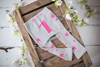 girls number leggings by blade and rose