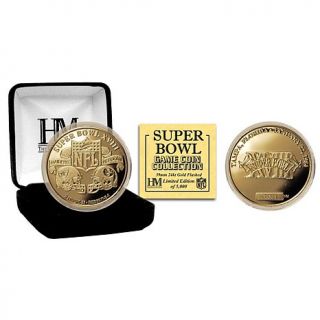 Limited Edition 24K Gold Flash NFL Super Bowl XVIII Flip Coin by The Highland M