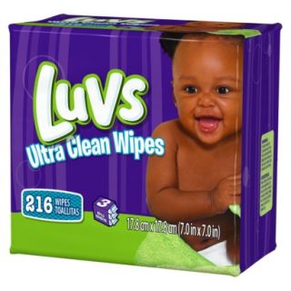 Luvs Ultra Clean Wipes 3X Refills   216 Count