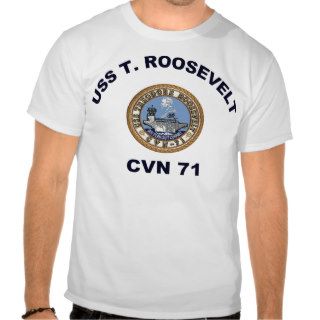 CVN 71 USS Theodore Roosevelt T Shirt