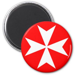 Maltese Cross Refrigerator Magnet