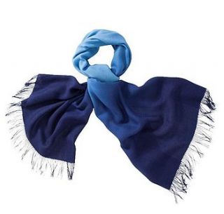 pale blue pashmina wrap by humm alpaca knitwear