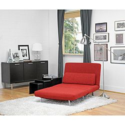 Anise Red Convertible Chair / Bed