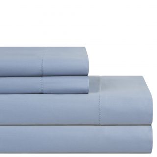 Pointehaven Pointehaven Supima Cotton 600 Thread Count Deep Pocket Sheet Set Or Pillowcase Separates Blue Size Standard