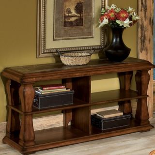 Standard Furniture Breckenridge 55 TV Stand in Pecan 27716