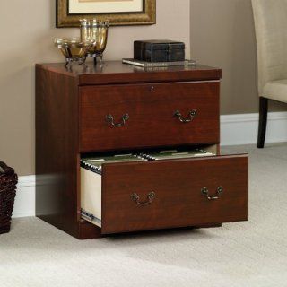 Lateral File Cabinet   Classic Cherry Finish 