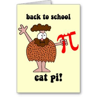 Funny back to school math cards