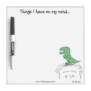 Things I Have On My Mind Dinosaur Dry Erase Board