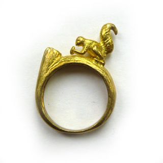 brass monkey ring by charlie boots