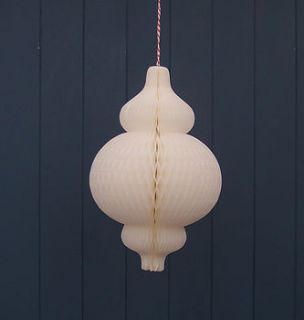 paper ornament hanging decoration by petra boase