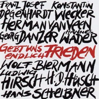 Georg Danzer, Franz Josef Degenhardt, Ludwig Hirsch, Konstantin Wecker, Hannes Wader Music