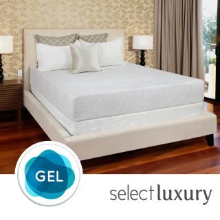 Select Luxury Swirl Gel Memory Foam 8 inch Twin size Medium Firm Mattress