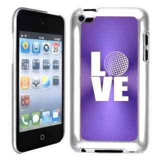Apple iPod Touch 4 4G 4th Generation Purple B1356 hard back case cover Love Golf Cell Phones & Accessories